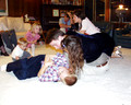 20001022 Erik & kids wrestling2