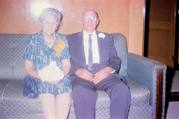 19640300 Susie and Nels 50th Anniversary