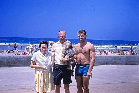 19640800 Ardelle, Elward and Dick and La Jolla Beach