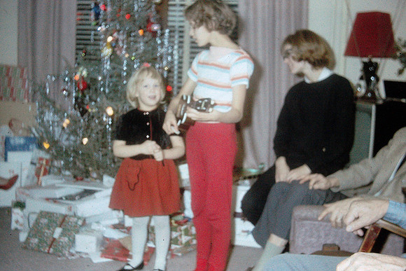 19631225 Christmas Alaina and Jenelle
