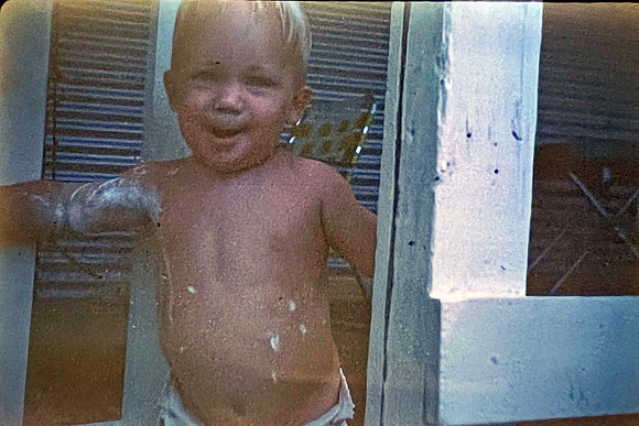 19660629 Erik with fresh paint