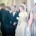 19640718 Dick and Belita receiving line
