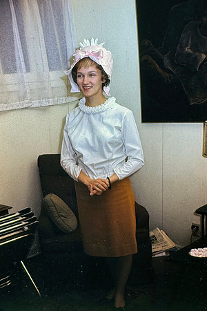 19660214 Belita in Valentine's Day hat