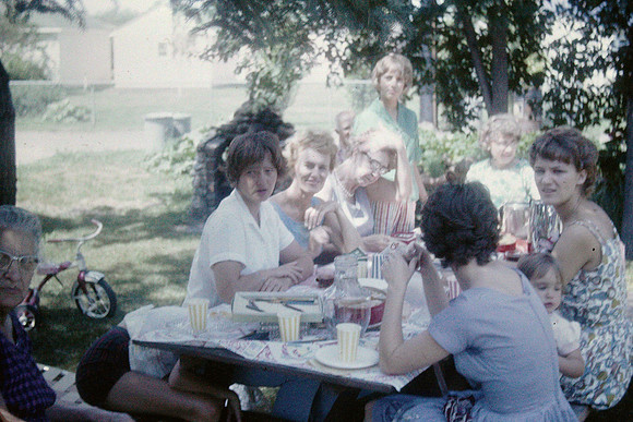 19640700 Picnic in backyard 2