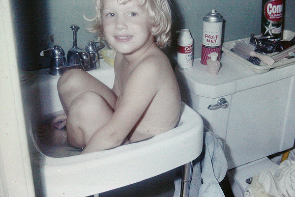 19630900 Alaina in sink