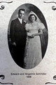 19390829 Edward and Angeline Schindler Wedding Photo