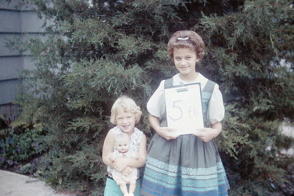 19631001 Jenelle 5th grade with Alaina