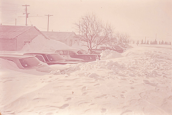 19660200 Blizzard Grand Forks Cars buried