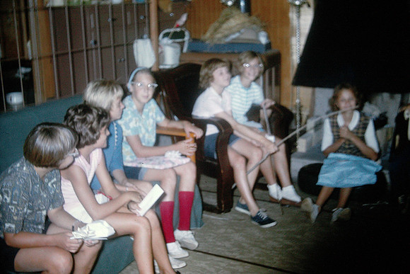 19640800 Jenelle and friends at lake
