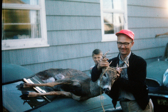 19641000 Vernon Short with deer and Roger