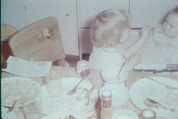 19630700 Alaina feeding Kecia