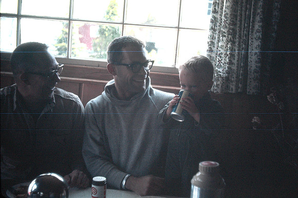 19670600 Don, Dick and Erik drinking can of pop