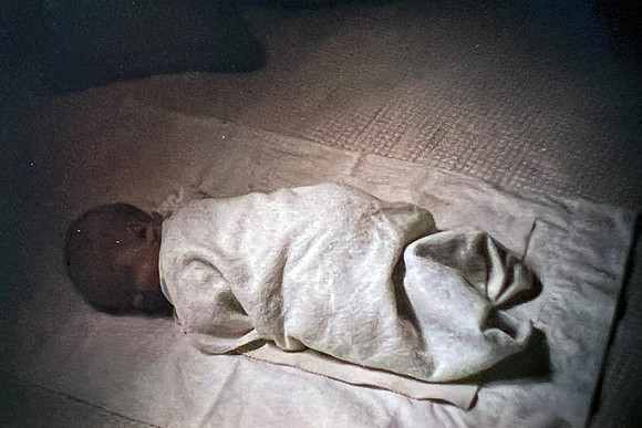 19650910 Erik on tummy sleeping