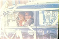 19640718 Belita and Dick in just married car