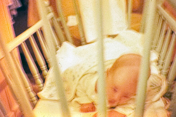 19650900 Erik in crib blurry